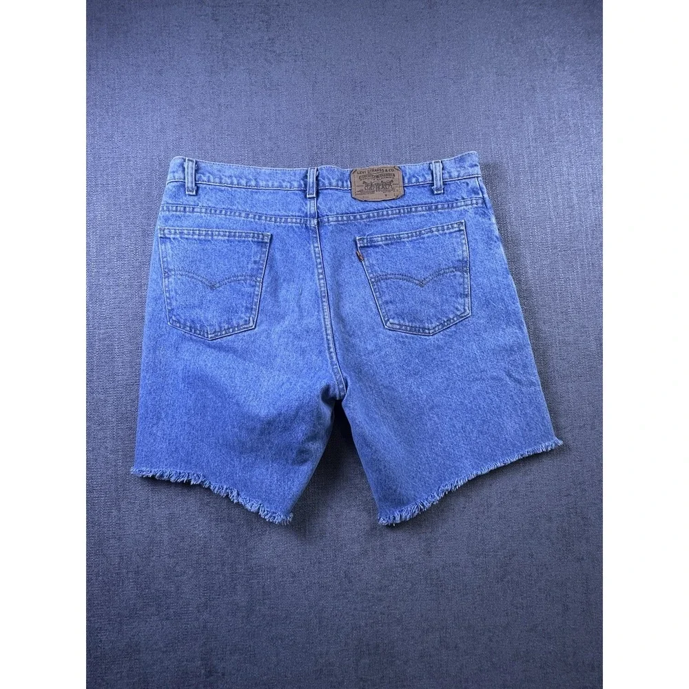 Levi's Shorts Vintage Orange Tab 506 Cut Off Denim‎ Light Wash Cotton Mens 39